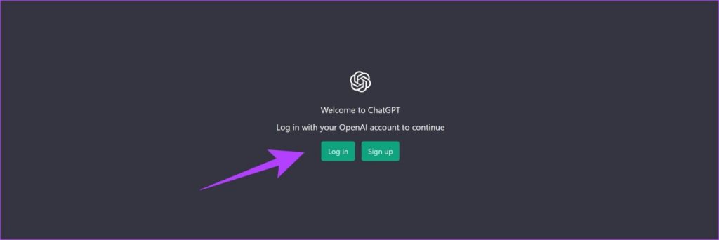 ChatGPT login